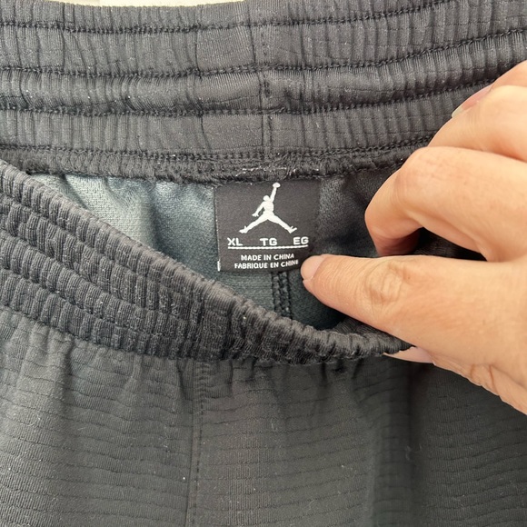 Nike Air Jordan Jumpman Black Logo Sweatpants Joggers - Picture 5 of 10